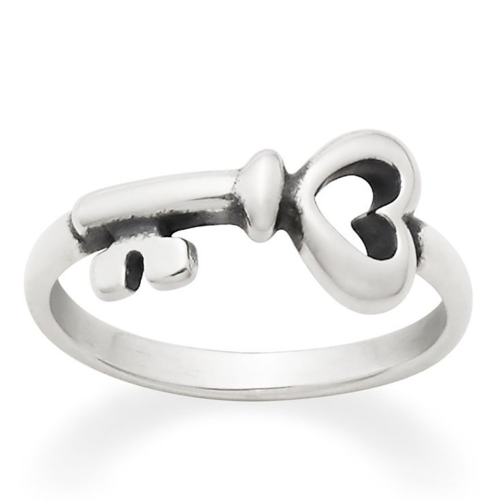 JAMES AVERY THE HEARTS KEY RING SIZE 5.5 STERLING SILVER